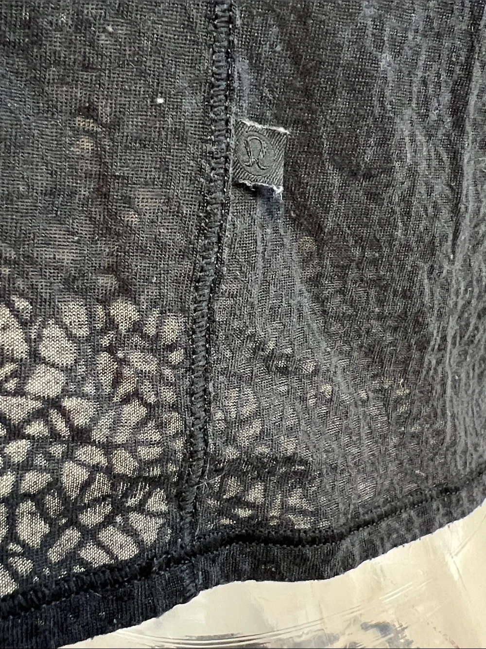 Lululemon Cates Camo Veil Baby Tee S GUC